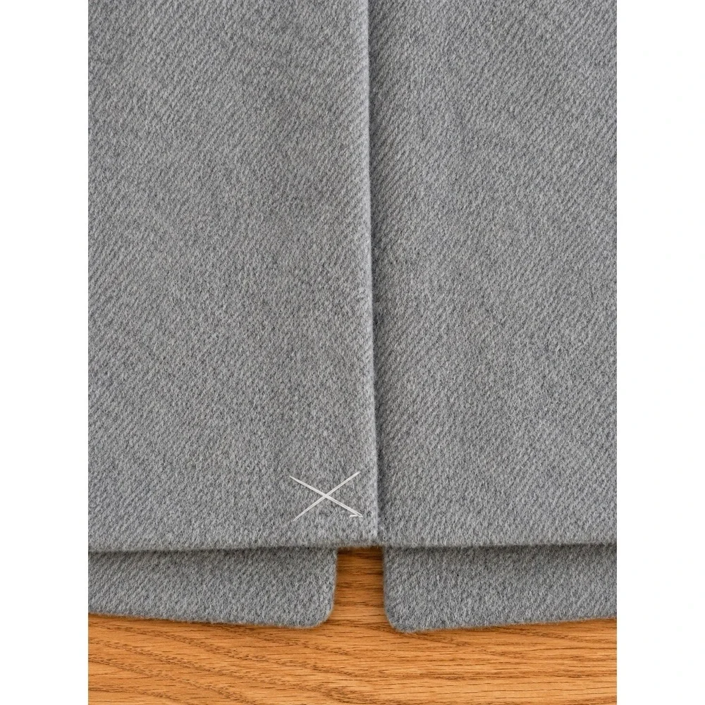 NWT Joseph Abboud Light Gray Wool Blend Topcoat Overcoat Men's 44R